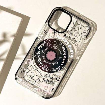 Record Animal Phone Case Vinyl