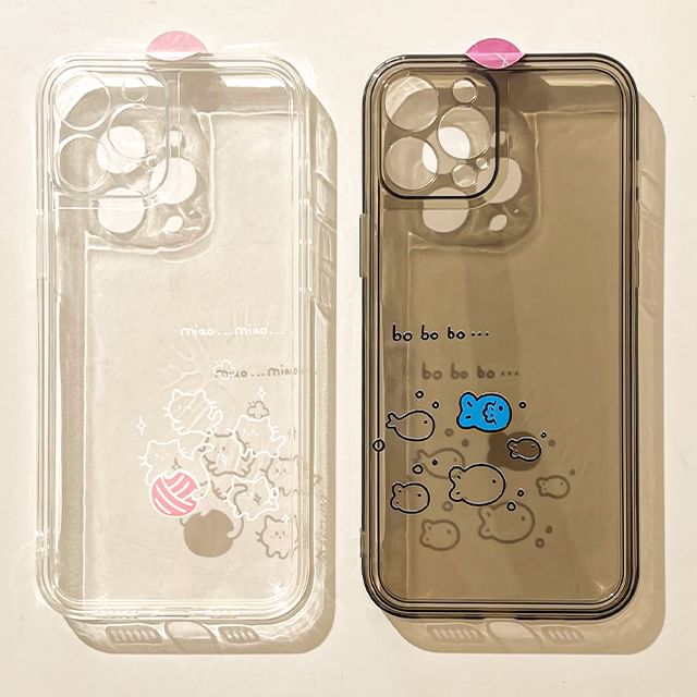 Cat Phone Fish Case /