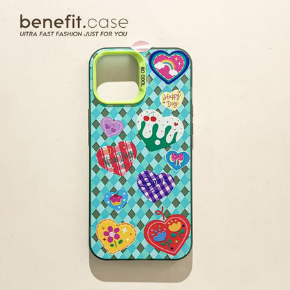 Case Argyle / Heart Phone Star