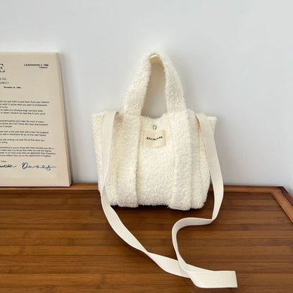 Crossbody Top Bag Handle Fluffy