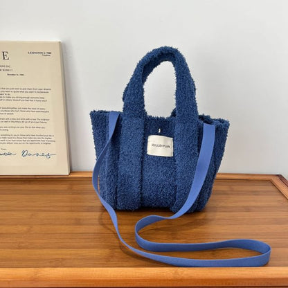 Crossbody Top Bag Handle Fluffy