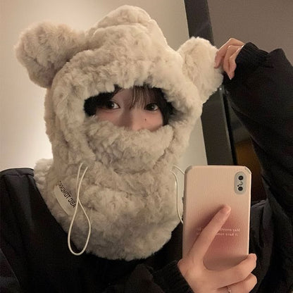 Balaclava Chenille Ear Bear