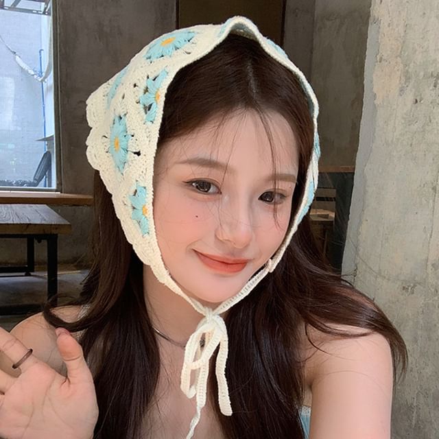 Crochet Knit Headkerchief