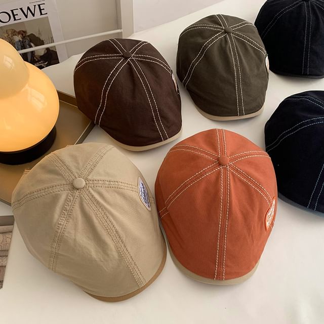 Flat Cap Applique Lettering