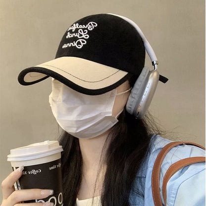 Two Baseball Embroidered Tone Cap Lettering