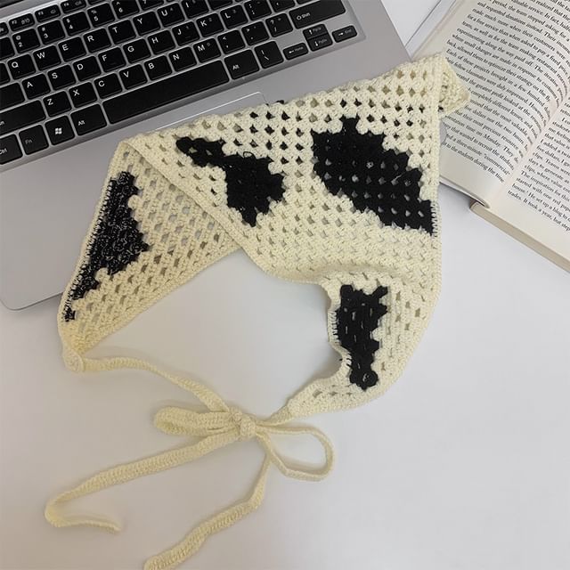 Crochet Knit Headkerchief