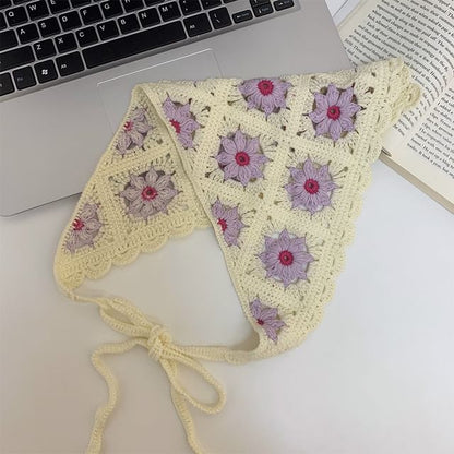 Crochet Knit Headkerchief