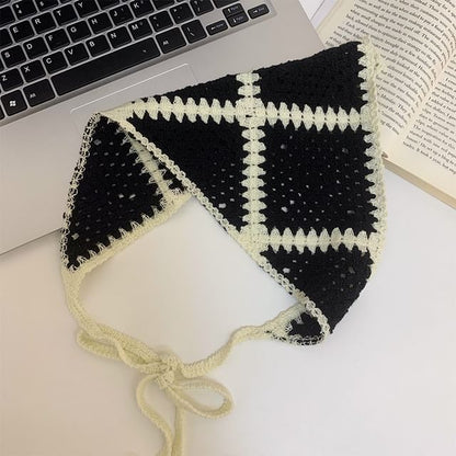 Crochet Knit Headkerchief