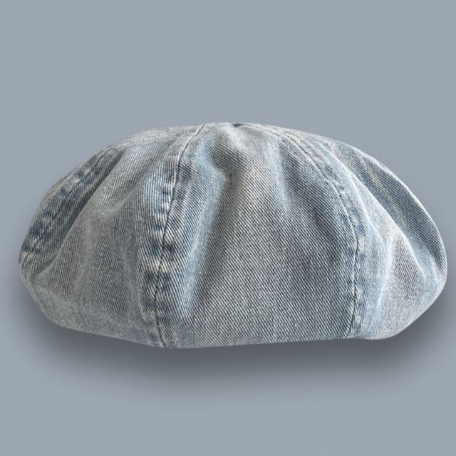Washed Beret Denim