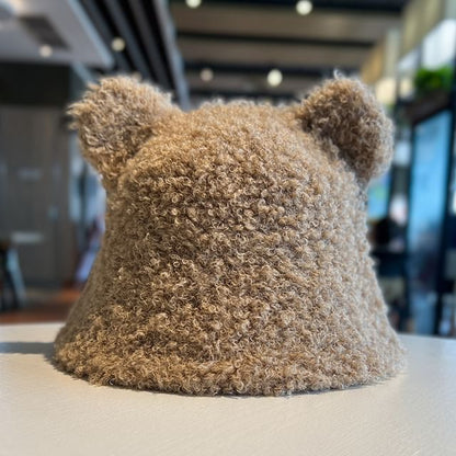Hat Bear Cloche Ear Fleece