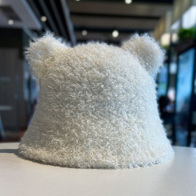 Hat Bear Cloche Ear Fleece