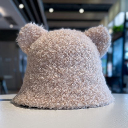 Hat Bear Cloche Ear Fleece