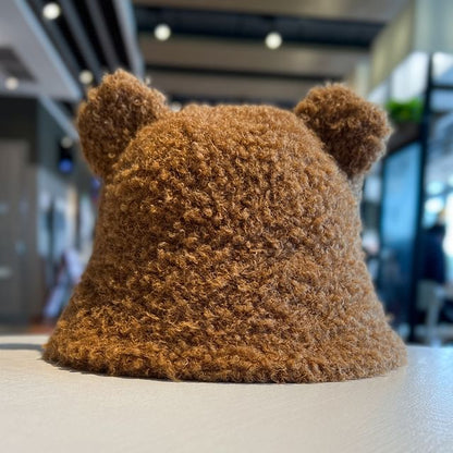 Hat Bear Cloche Ear Fleece