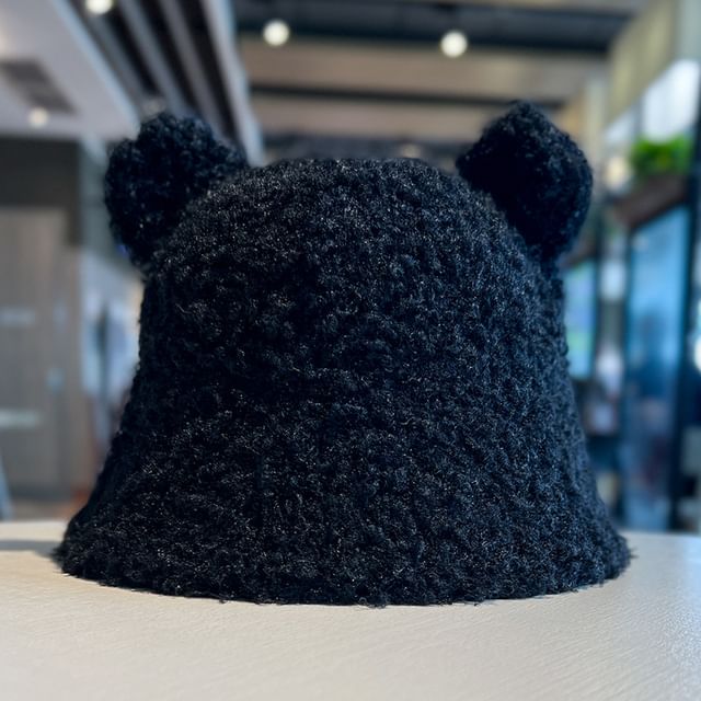 Hat Bear Cloche Ear Fleece
