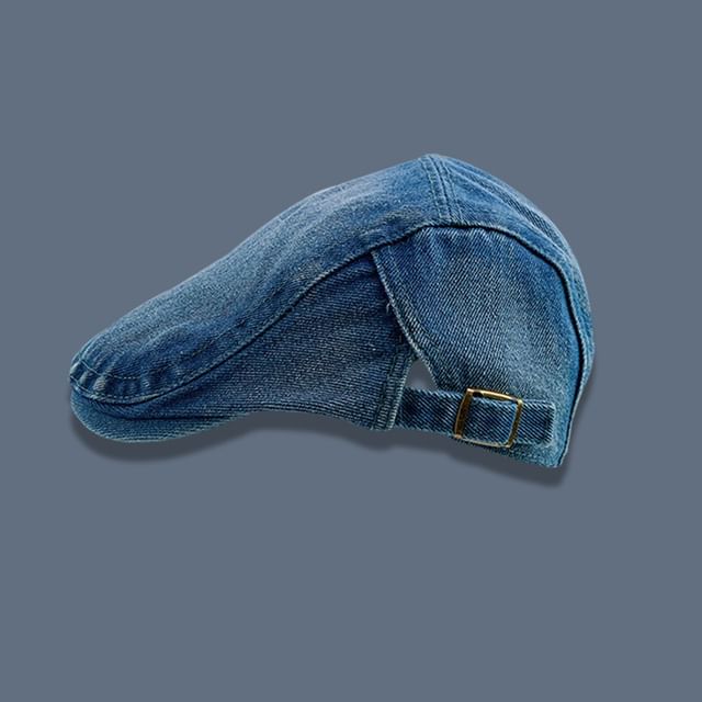Cap Flat Denim Washed