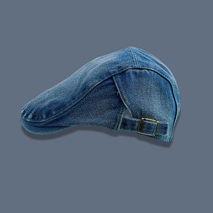 Cap Flat Denim Washed