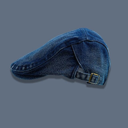 Cap Flat Denim Washed