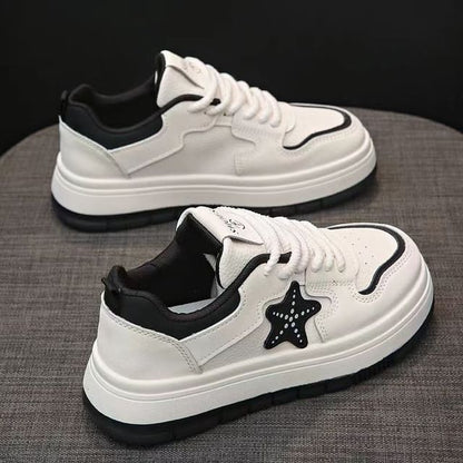 Star Applique Platform Sneakers