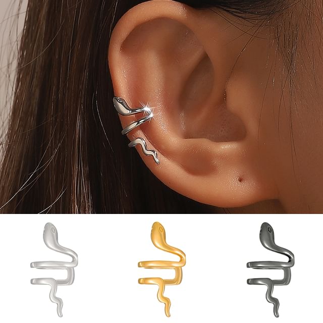 Alloy Cuff Ear Snake