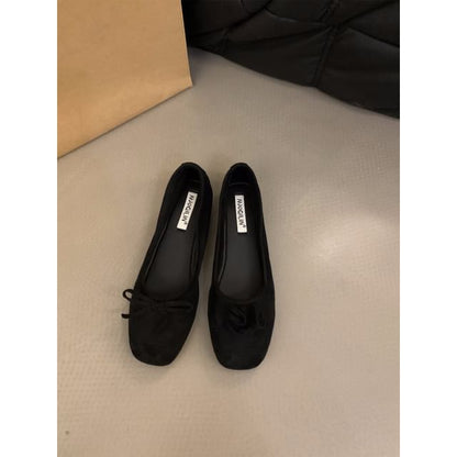 Ribbon Balletcore Flats