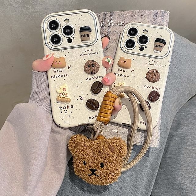 Phone Case Coffee Bear