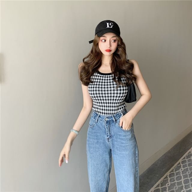 Cami Top Check