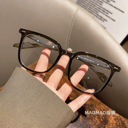 Glasses Blue Blocking Frame Square Light