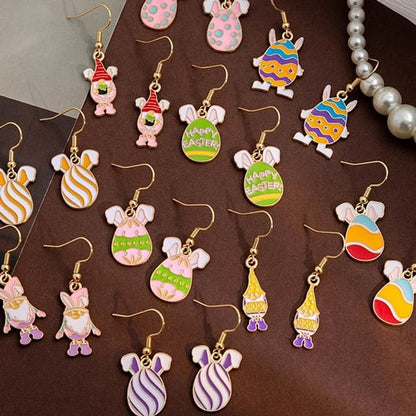 Easter Alloy Drop Earring