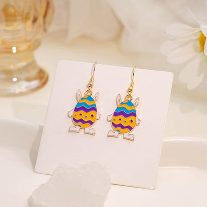 Easter Alloy Drop Earring