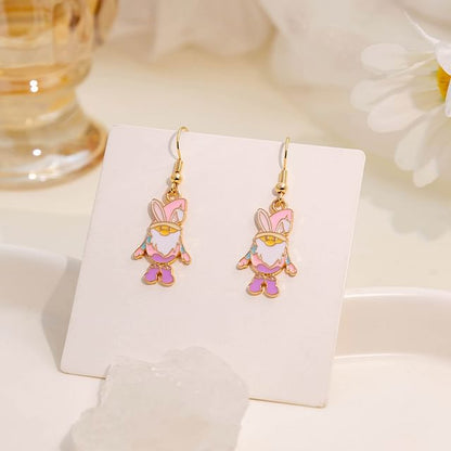 Easter Alloy Drop Earring