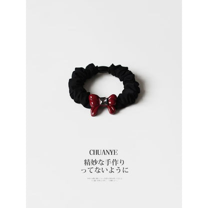 Bow Rhinestone Scrunchie / Heart Scrunchie