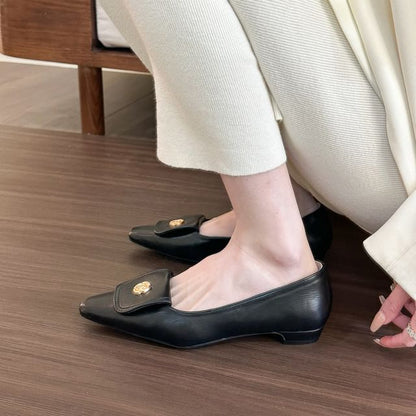 Flower Loafers Accent