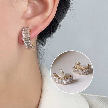 Cuff Ear Rhinestone Alloy