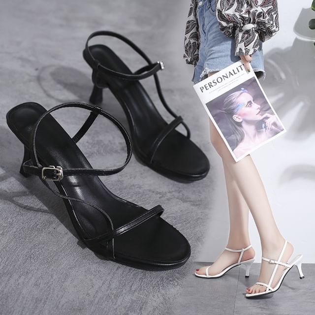 Ankle Sandals Strap Heel High