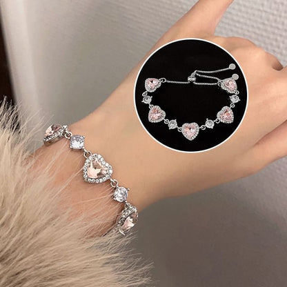 Heart Bracelet Rhinestone