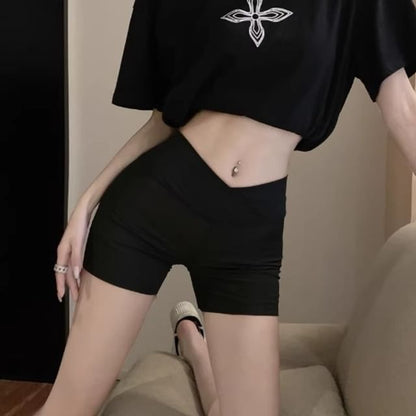 High Waist Plain Boyshorts