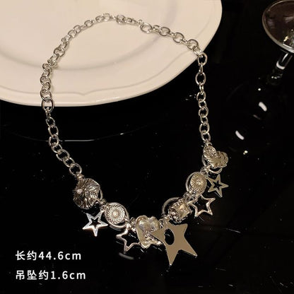 Pendant Alloy Choker (Various Designs)