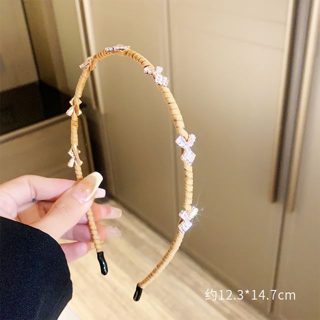 Embellished Alloy Headband (Various Designs)