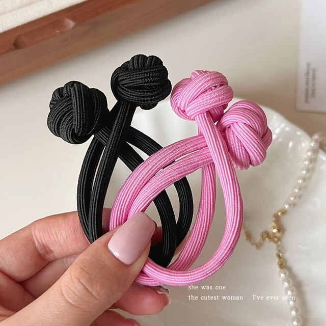 Plain Knot Hair Tie / Set