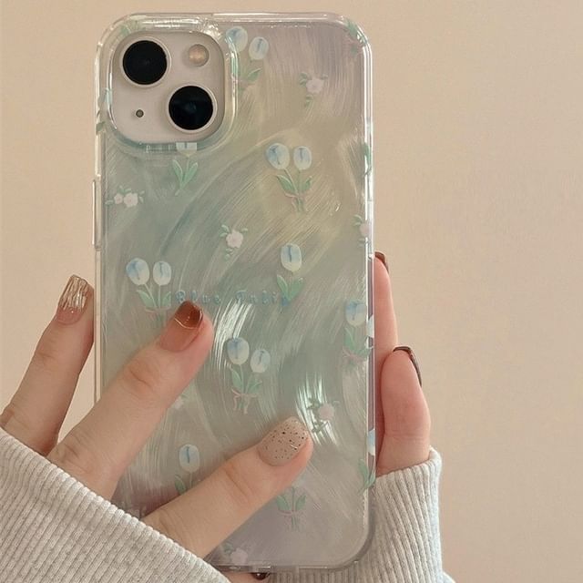Floral Case Phone