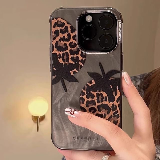 Print Case Leopard Phone