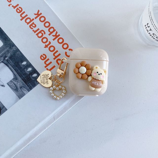 Pro Skin Earphone AirPods Bear / Case Floral