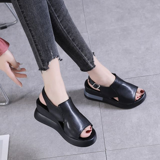 Wedge Sandals Platform Slingback
