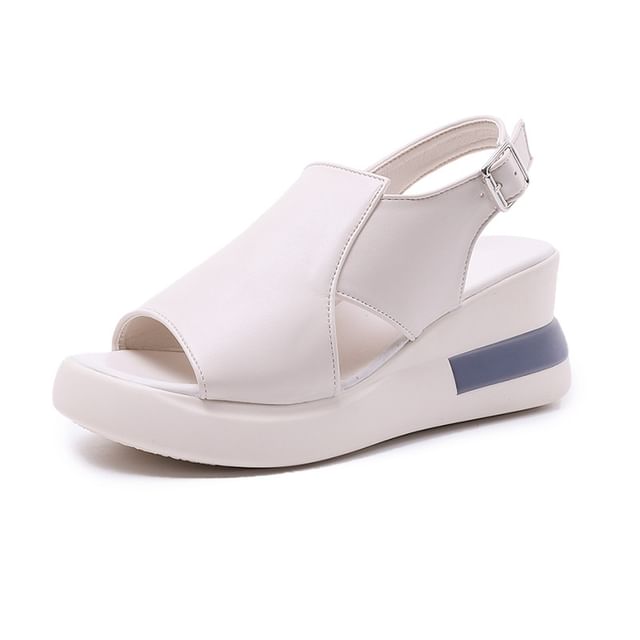 Wedge Sandals Platform Slingback