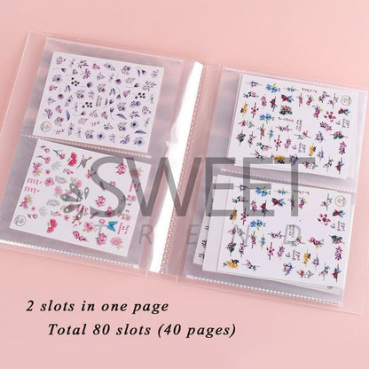 Nail Art Sticker Collection Album