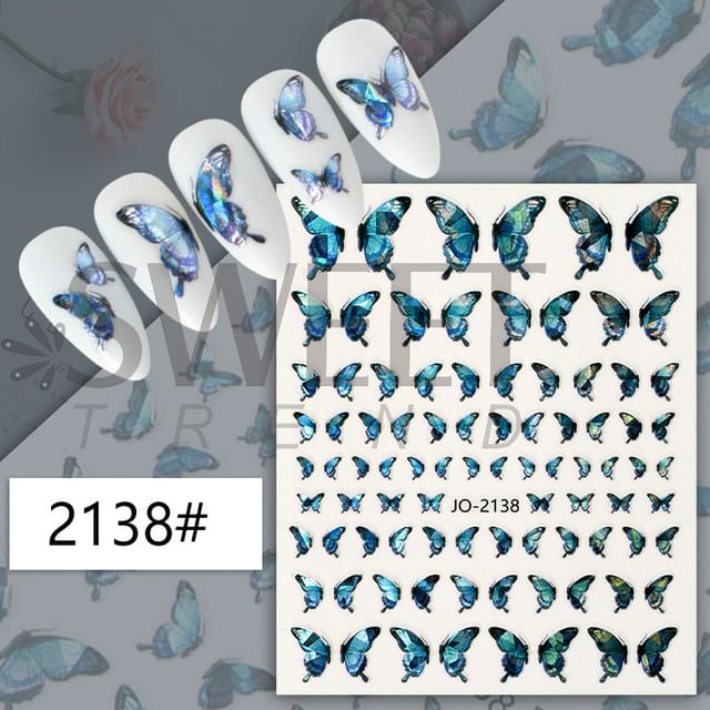 Butterfly Nail Art Sticker