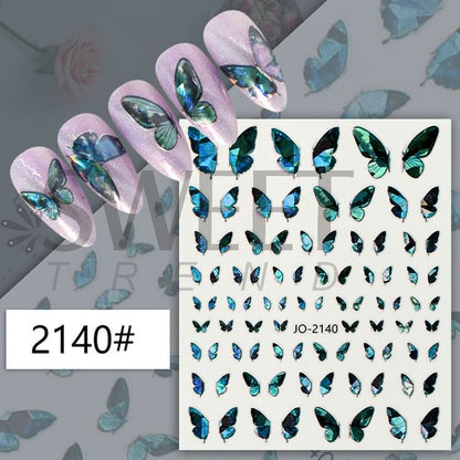 Butterfly Nail Art Sticker