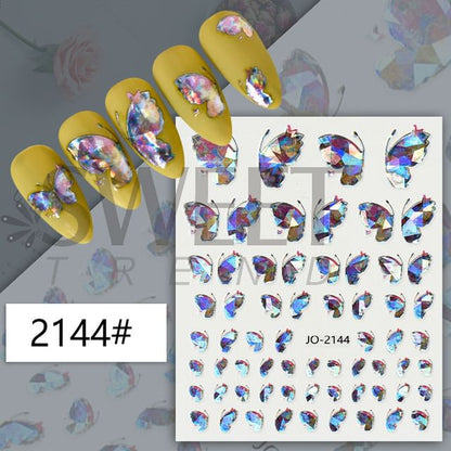 Butterfly Nail Art Sticker