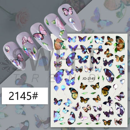 Butterfly Nail Art Sticker