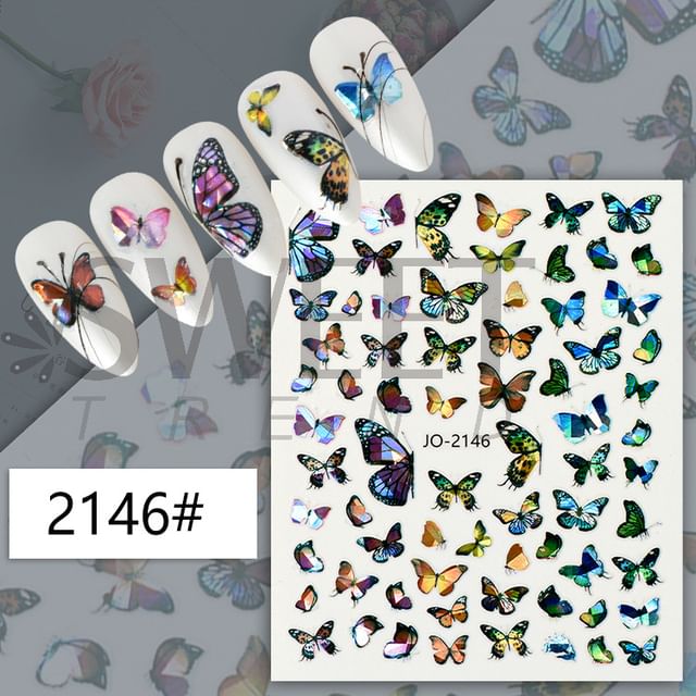 Butterfly Nail Art Sticker